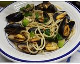 Hình bước làm 5 của món Pasta vẹm xanh