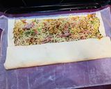 Sonkás-sajtos görög rétes recept fázis 3 fotója