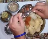 A picture of step 1 of Aloo tikki.