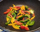 A picture of step 2 of Fried broccoli in yam ring.