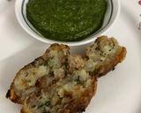 A picture of step 12 of Sabudana Vada.