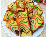 Foto langkah ke 9 dari resep Bolu Macan Rainbow.