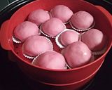 Foto langkah ke 4 dari resep Bakpao Buah Naga.