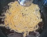 A picture of step 3 of Aloo pudina bhujia.