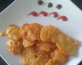 A picture of step 5 of Aloo pakora.