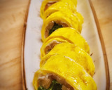 Foto del paso 4 de la receta: Falso sushi de salmón y rúcula