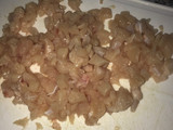 Empanadas de pollo con salsa blanca