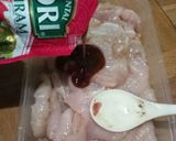 Foto langkah ke 2 dari resep 300)Chicken steak saos asam manis.