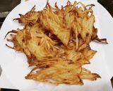 A picture of step 4 of Fried Green Papaya.