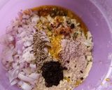 A picture of step 1 of Sattu Ki Kachori.