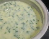 A picture of step 4 of Bathua ki Kadhi.