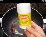 A picture of step 3 of Punjabi style bhindi masala.