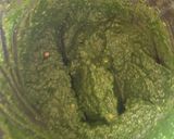 A picture of step 4 of Sarson da Saag & Makki ki Roti.