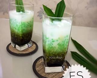 Es cendol tepung beras - Step 5
