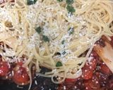 Une image de l'étape 4 de Linguine duo de tomates.