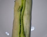 Foto del paso 7 de la receta: Canelón XXL de calabacín relleno de patata, rape y gambas langostineras