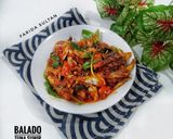 Foto langkah ke 4 dari resep Balado Tuna Suwir Kemangi.