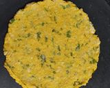 A picture of step 5 of Barley flour and leftover poha thepla.