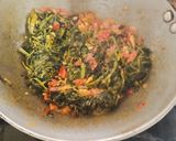 A picture of step 1 of Bhaji (Karmatta Bhaji).