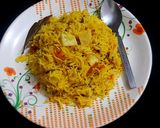 तवा आलू पुलाव(tava aloo pulao recipe in hindi) रेसिपी चरण 3 फोटो
