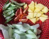 Hình bước làm 1 của món Canh chua Cá Diêu Hồng