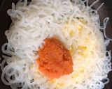 A picture of step 2 of Mayo Asparagus with salty chili fish egg (Mentaiko).
