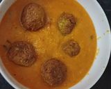 A picture of step 3 of Dudhi kofta curry.