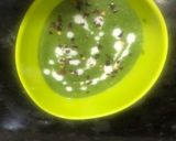 A picture of step 8 of Cream of Spinach Soup.