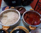 A picture of step 2 of Rice and Stew.