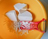 Hình bước làm 1 của món Chả Giò khoai môn-thịt