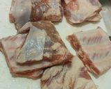 Foto del paso 1 de la receta: Pecho o costillas de cerdo a la miel mostaza