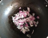 A picture of step 1 of Palak kofta curry.