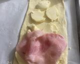 Foto del passaggio 4 della ricetta Focaccia farcita con prosciutto e funghi