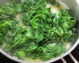 A picture of step 6 of Spinach and ricotta fluffy pie.