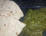 A picture of step 2 of Daighi palak.