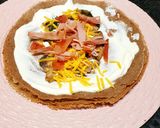 Une image de l'étape 3 de Galettes de sarrasin crème champignons bacon 🥓 œuf.