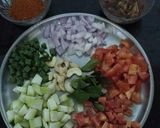 A picture of step 3 of Bisi bele bhaat.