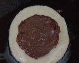 A picture of step 7 of Nutella stuffed Pan Cake 🥞.