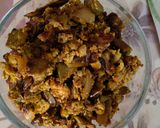 A picture of step 3 of Namrata’s Signature Baingan Anda Recipe.