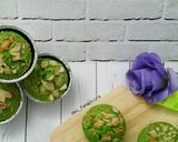 Foto langkah ke 7 dari resep 369.Pandan Cheese Cupcakes.