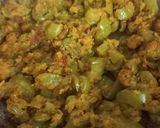 A picture of step 4 of Snake Gourd Dry Sabji.