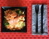 Foto del paso 2 de la receta Trigo tierno con brócoli y salmón ahumado