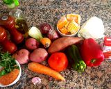 Foto del paso 1 de la receta: Guisado vegetariano. #delantaldorado #RecetaSalvadora