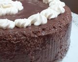 Foto del paso 4 de la receta: Bizcochuelo con flan de 🍫
