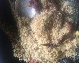 A picture of step 1 of Chettinad Paneer.