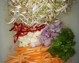 Foto langkah ke 1 dari resep Tumis taoge wortel tahu.
