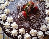 Foto del paso 6 de la receta: Selva negra de vainilla y frutilla