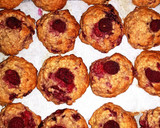 A picture of step 9 of Raspberry cookies with oat flour.