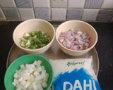 * மிக்ஸ்டு வெஜ் தஹி பச்சடி *(tayir pachadi recipe in tamil) ரெசிபி ஸ்டேப் 1 புகைப்படம்