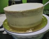 A picture of step 10 of Fondant lemon cake#fondant challenge.
